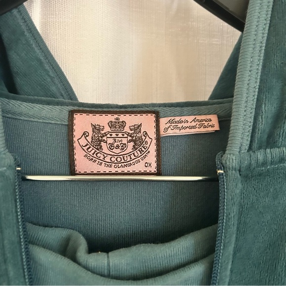 Juicy Couture Teal Zip up jacket - Picture 2 of 7